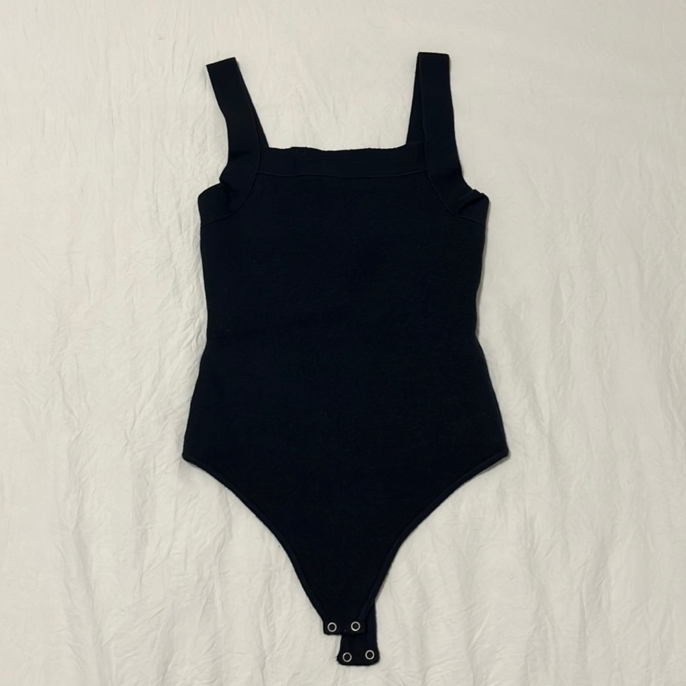 Abercrombie and Fitch knit square neck body suit
